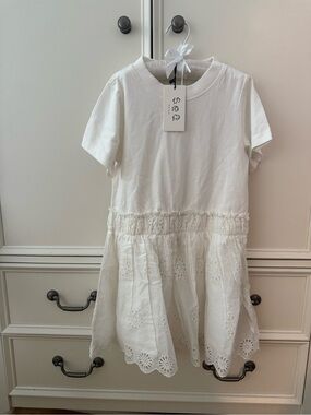 Kids Sea New York White Eyelet Kids Dress